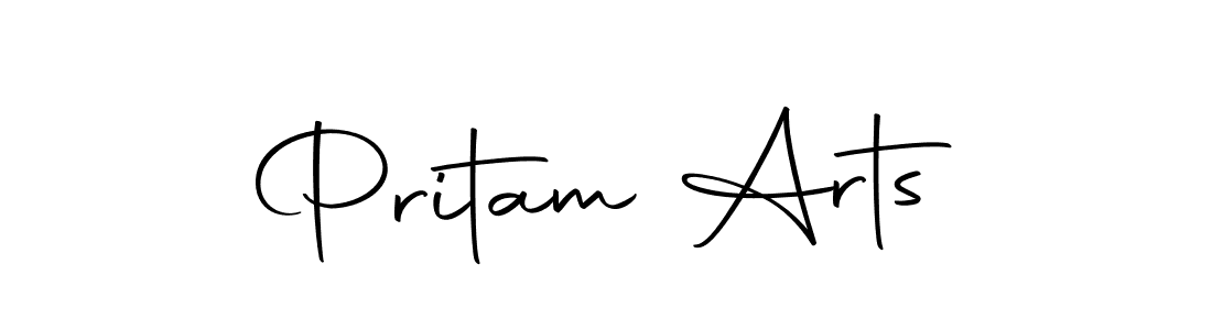 How to make Pritam Arts signature? Autography-DOLnW is a professional autograph style. Create handwritten signature for Pritam Arts name. Pritam Arts signature style 10 images and pictures png