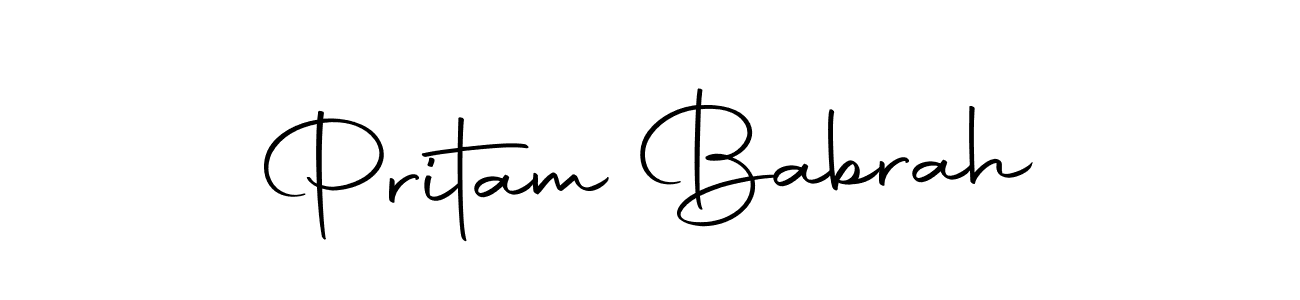 Similarly Autography-DOLnW is the best handwritten signature design. Signature creator online .You can use it as an online autograph creator for name Pritam Babrah. Pritam Babrah signature style 10 images and pictures png