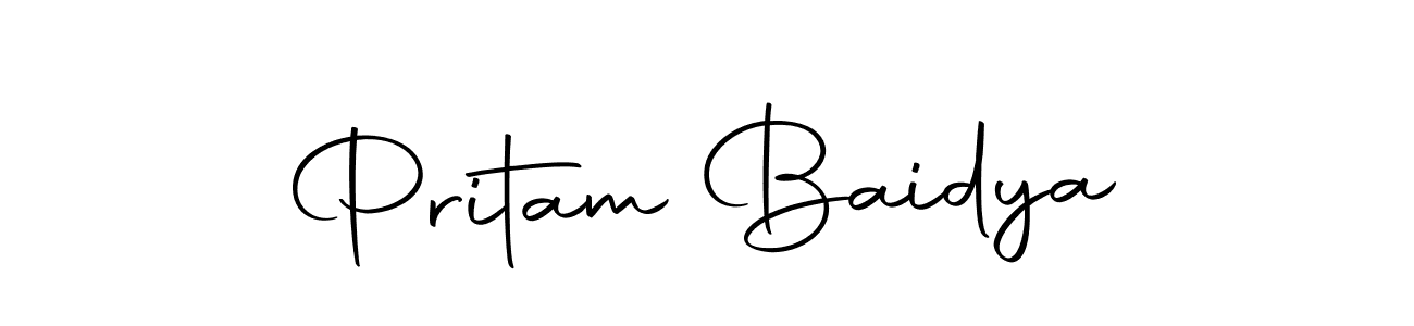 Make a beautiful signature design for name Pritam Baidya. With this signature (Autography-DOLnW) style, you can create a handwritten signature for free. Pritam Baidya signature style 10 images and pictures png