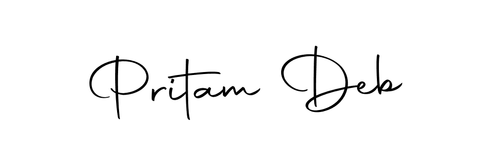 Make a beautiful signature design for name Pritam Deb. Use this online signature maker to create a handwritten signature for free. Pritam Deb signature style 10 images and pictures png