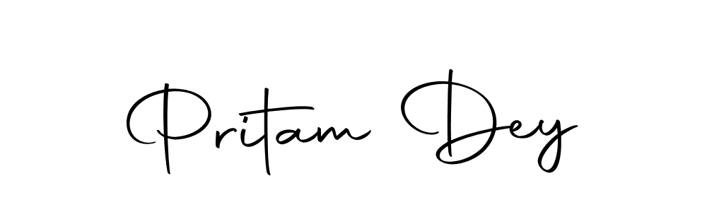 Use a signature maker to create a handwritten signature online. With this signature software, you can design (Autography-DOLnW) your own signature for name Pritam Dey. Pritam Dey signature style 10 images and pictures png