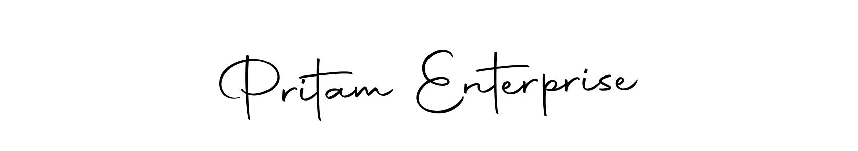 How to make Pritam Enterprise signature? Autography-DOLnW is a professional autograph style. Create handwritten signature for Pritam Enterprise name. Pritam Enterprise signature style 10 images and pictures png
