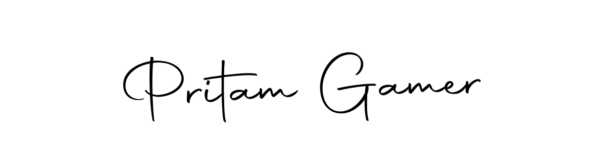 Also You can easily find your signature by using the search form. We will create Pritam Gamer name handwritten signature images for you free of cost using Autography-DOLnW sign style. Pritam Gamer signature style 10 images and pictures png