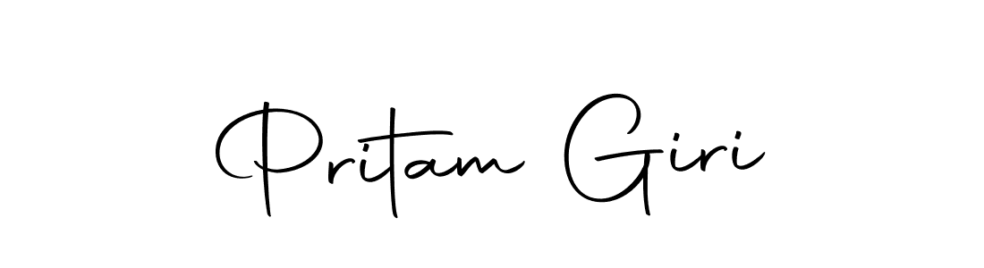 Design your own signature with our free online signature maker. With this signature software, you can create a handwritten (Autography-DOLnW) signature for name Pritam Giri. Pritam Giri signature style 10 images and pictures png