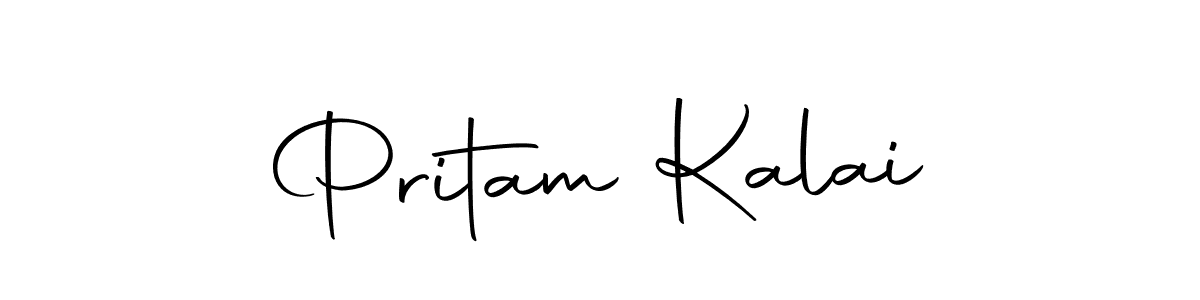 You should practise on your own different ways (Autography-DOLnW) to write your name (Pritam Kalai) in signature. don't let someone else do it for you. Pritam Kalai signature style 10 images and pictures png