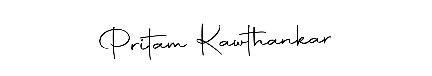 Design your own signature with our free online signature maker. With this signature software, you can create a handwritten (Autography-DOLnW) signature for name Pritam Kawthankar. Pritam Kawthankar signature style 10 images and pictures png