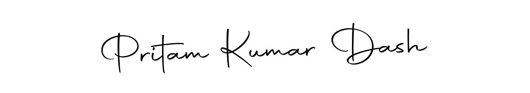 Design your own signature with our free online signature maker. With this signature software, you can create a handwritten (Autography-DOLnW) signature for name Pritam Kumar Dash. Pritam Kumar Dash signature style 10 images and pictures png