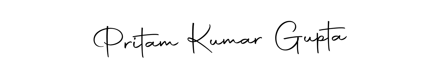 You should practise on your own different ways (Autography-DOLnW) to write your name (Pritam Kumar Gupta) in signature. don't let someone else do it for you. Pritam Kumar Gupta signature style 10 images and pictures png