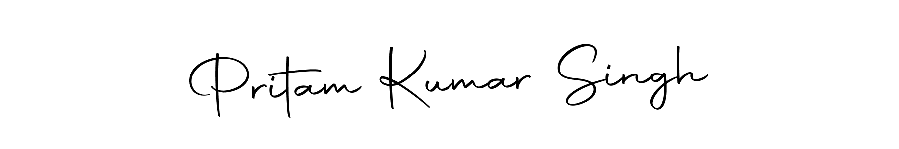 The best way (Autography-DOLnW) to make a short signature is to pick only two or three words in your name. The name Pritam Kumar Singh include a total of six letters. For converting this name. Pritam Kumar Singh signature style 10 images and pictures png