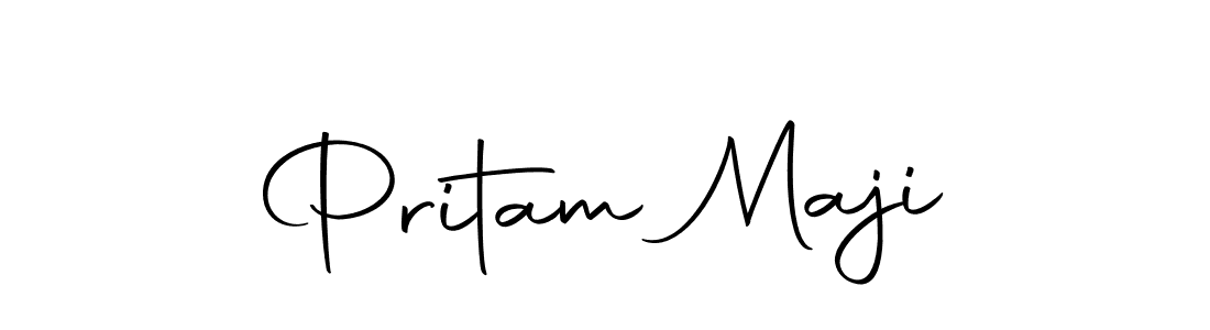 Design your own signature with our free online signature maker. With this signature software, you can create a handwritten (Autography-DOLnW) signature for name Pritam Maji. Pritam Maji signature style 10 images and pictures png