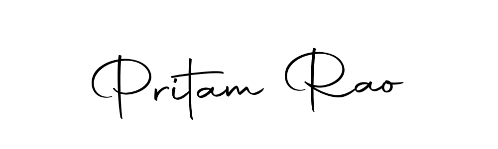 Autography-DOLnW is a professional signature style that is perfect for those who want to add a touch of class to their signature. It is also a great choice for those who want to make their signature more unique. Get Pritam Rao name to fancy signature for free. Pritam Rao signature style 10 images and pictures png