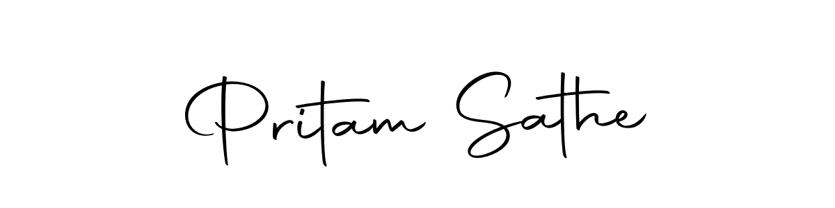 Make a short Pritam Sathe signature style. Manage your documents anywhere anytime using Autography-DOLnW. Create and add eSignatures, submit forms, share and send files easily. Pritam Sathe signature style 10 images and pictures png