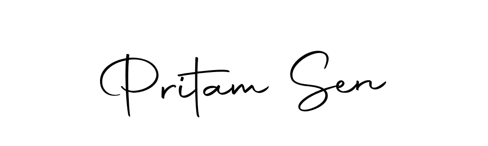 if you are searching for the best signature style for your name Pritam Sen. so please give up your signature search. here we have designed multiple signature styles  using Autography-DOLnW. Pritam Sen signature style 10 images and pictures png