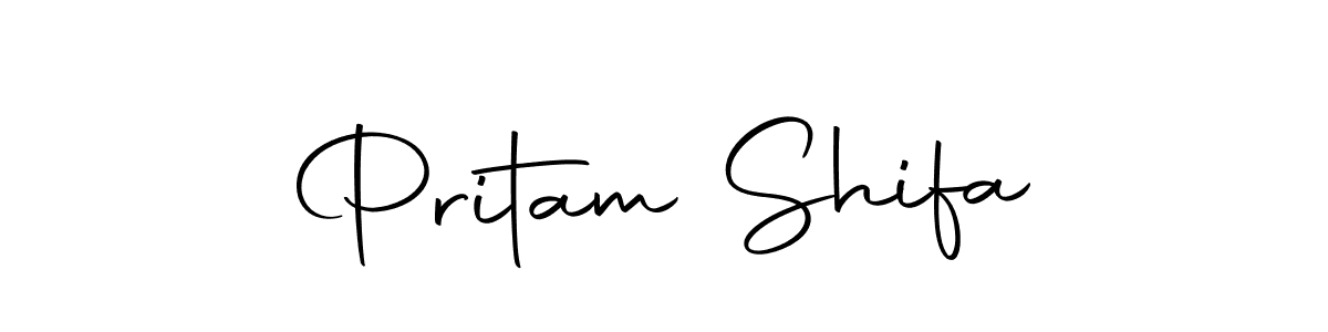 Design your own signature with our free online signature maker. With this signature software, you can create a handwritten (Autography-DOLnW) signature for name Pritam Shifa. Pritam Shifa signature style 10 images and pictures png