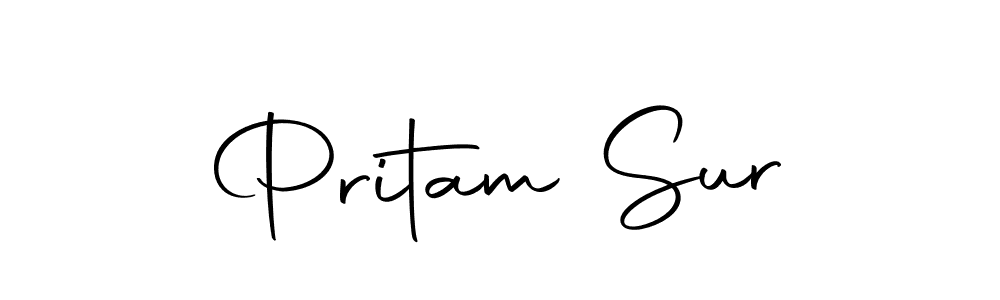 Use a signature maker to create a handwritten signature online. With this signature software, you can design (Autography-DOLnW) your own signature for name Pritam Sur. Pritam Sur signature style 10 images and pictures png