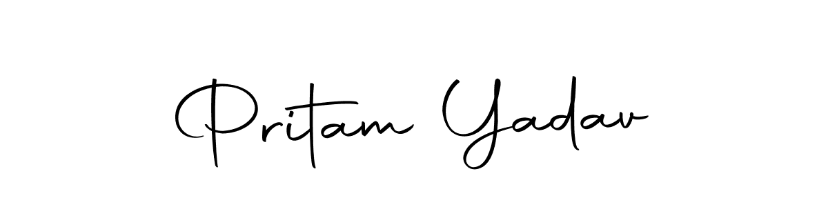 Make a beautiful signature design for name Pritam Yadav. Use this online signature maker to create a handwritten signature for free. Pritam Yadav signature style 10 images and pictures png