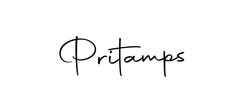 Design your own signature with our free online signature maker. With this signature software, you can create a handwritten (Autography-DOLnW) signature for name Pritamps. Pritamps signature style 10 images and pictures png