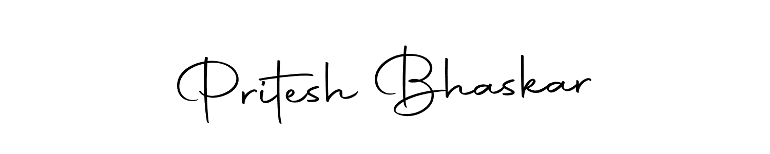 Also we have Pritesh Bhaskar name is the best signature style. Create professional handwritten signature collection using Autography-DOLnW autograph style. Pritesh Bhaskar signature style 10 images and pictures png