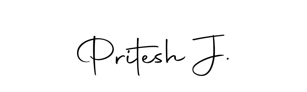 Also You can easily find your signature by using the search form. We will create Pritesh J. name handwritten signature images for you free of cost using Autography-DOLnW sign style. Pritesh J. signature style 10 images and pictures png