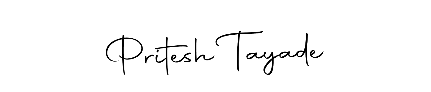 Make a short Pritesh Tayade signature style. Manage your documents anywhere anytime using Autography-DOLnW. Create and add eSignatures, submit forms, share and send files easily. Pritesh Tayade signature style 10 images and pictures png