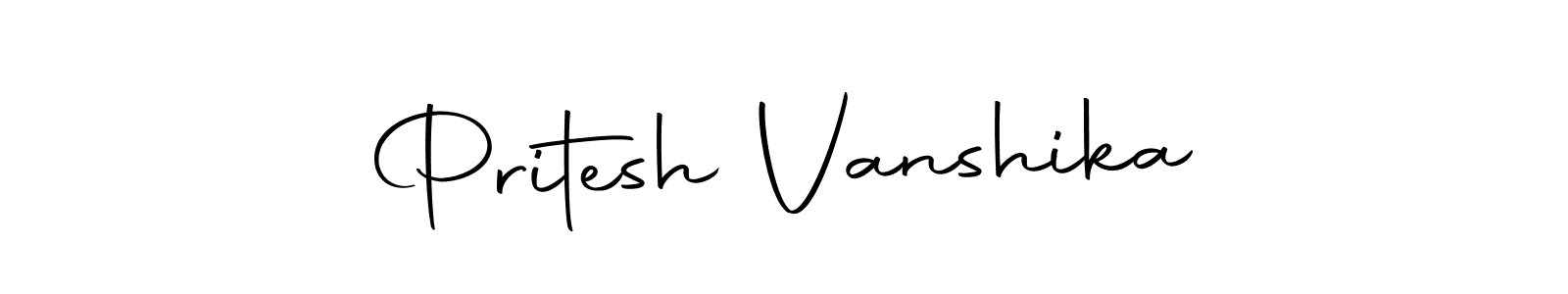 Autography-DOLnW is a professional signature style that is perfect for those who want to add a touch of class to their signature. It is also a great choice for those who want to make their signature more unique. Get Pritesh Vanshika name to fancy signature for free. Pritesh Vanshika signature style 10 images and pictures png