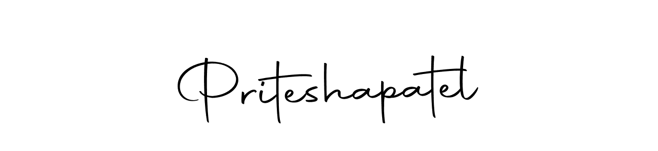 Also we have Priteshapatel name is the best signature style. Create professional handwritten signature collection using Autography-DOLnW autograph style. Priteshapatel signature style 10 images and pictures png