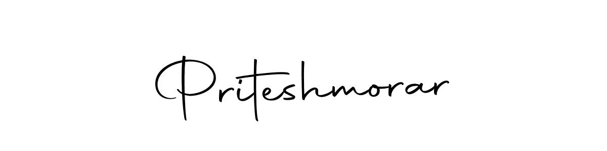 Create a beautiful signature design for name Priteshmorar. With this signature (Autography-DOLnW) fonts, you can make a handwritten signature for free. Priteshmorar signature style 10 images and pictures png