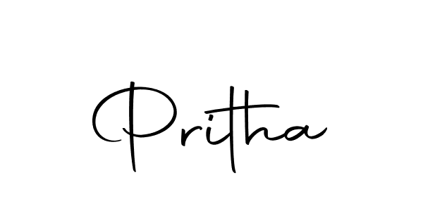 Make a beautiful signature design for name Pritha. Use this online signature maker to create a handwritten signature for free. Pritha signature style 10 images and pictures png