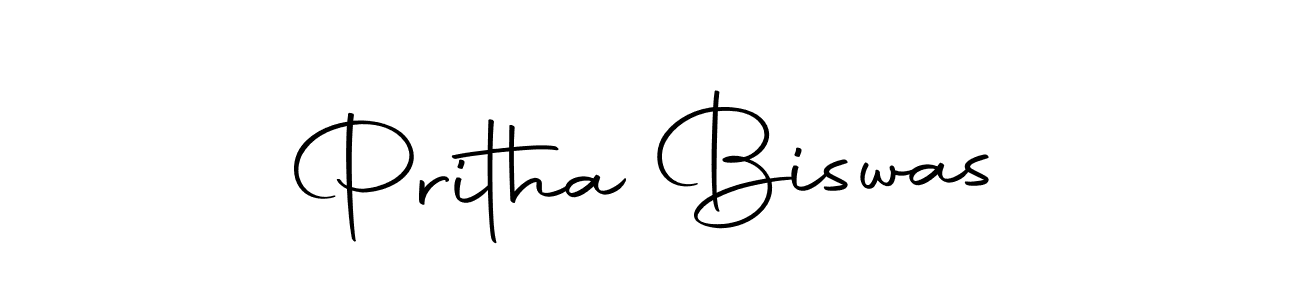 Make a beautiful signature design for name Pritha Biswas. Use this online signature maker to create a handwritten signature for free. Pritha Biswas signature style 10 images and pictures png