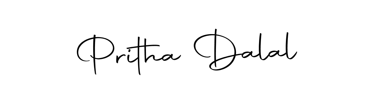 Autography-DOLnW is a professional signature style that is perfect for those who want to add a touch of class to their signature. It is also a great choice for those who want to make their signature more unique. Get Pritha Dalal name to fancy signature for free. Pritha Dalal signature style 10 images and pictures png