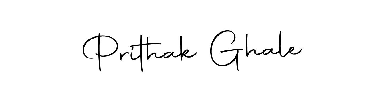 Create a beautiful signature design for name Prithak Ghale. With this signature (Autography-DOLnW) fonts, you can make a handwritten signature for free. Prithak Ghale signature style 10 images and pictures png