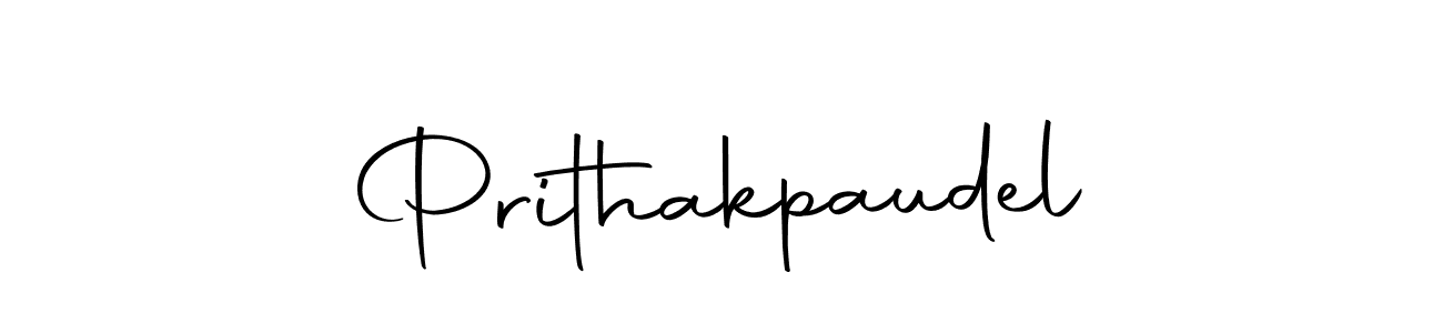 Create a beautiful signature design for name Prithakpaudel. With this signature (Autography-DOLnW) fonts, you can make a handwritten signature for free. Prithakpaudel signature style 10 images and pictures png