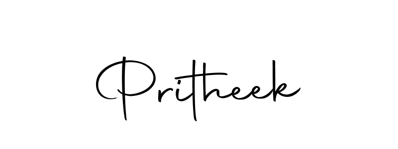 Make a beautiful signature design for name Pritheek. With this signature (Autography-DOLnW) style, you can create a handwritten signature for free. Pritheek signature style 10 images and pictures png