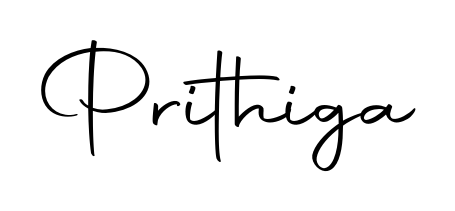 Use a signature maker to create a handwritten signature online. With this signature software, you can design (Autography-DOLnW) your own signature for name Prithiga. Prithiga signature style 10 images and pictures png