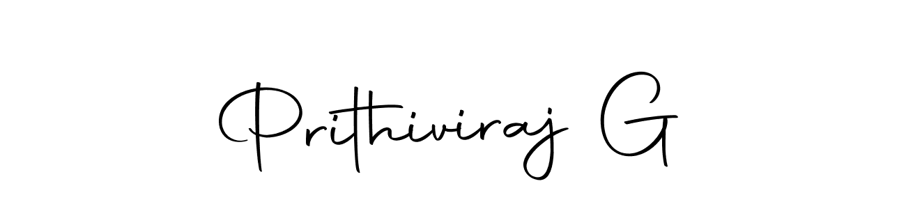 It looks lik you need a new signature style for name Prithiviraj G. Design unique handwritten (Autography-DOLnW) signature with our free signature maker in just a few clicks. Prithiviraj G signature style 10 images and pictures png