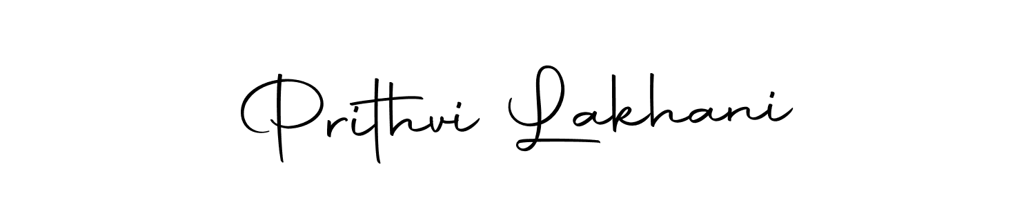 Create a beautiful signature design for name Prithvi Lakhani. With this signature (Autography-DOLnW) fonts, you can make a handwritten signature for free. Prithvi Lakhani signature style 10 images and pictures png