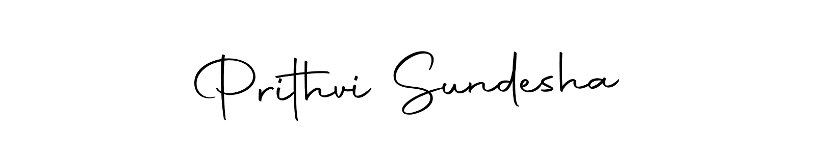 if you are searching for the best signature style for your name Prithvi Sundesha. so please give up your signature search. here we have designed multiple signature styles  using Autography-DOLnW. Prithvi Sundesha signature style 10 images and pictures png