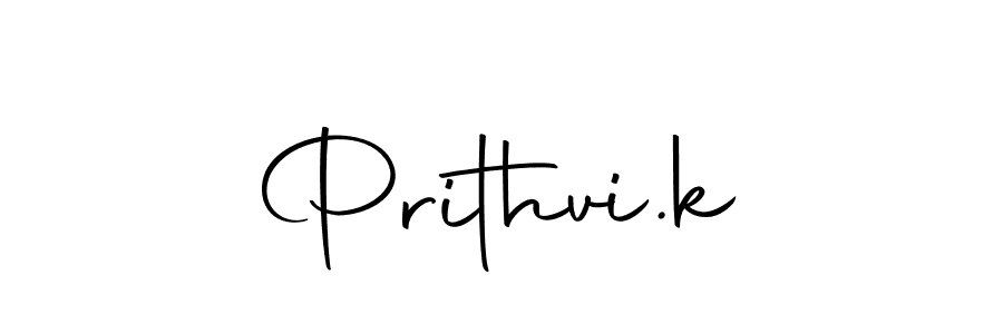 Prithvi.k stylish signature style. Best Handwritten Sign (Autography-DOLnW) for my name. Handwritten Signature Collection Ideas for my name Prithvi.k. Prithvi.k signature style 10 images and pictures png