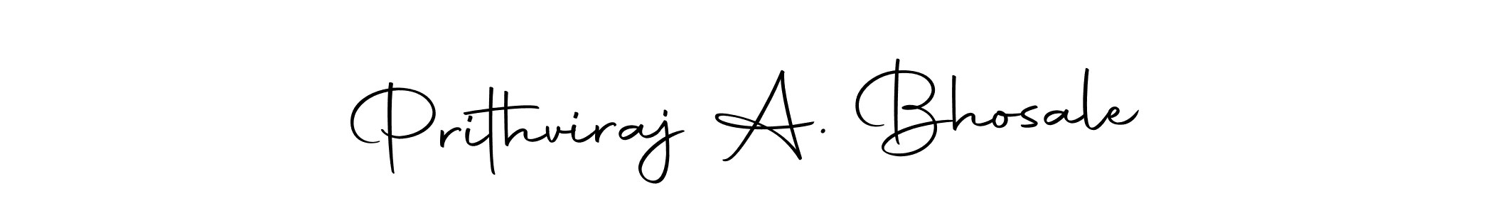 Make a beautiful signature design for name Prithviraj A. Bhosale. With this signature (Autography-DOLnW) style, you can create a handwritten signature for free. Prithviraj A. Bhosale signature style 10 images and pictures png