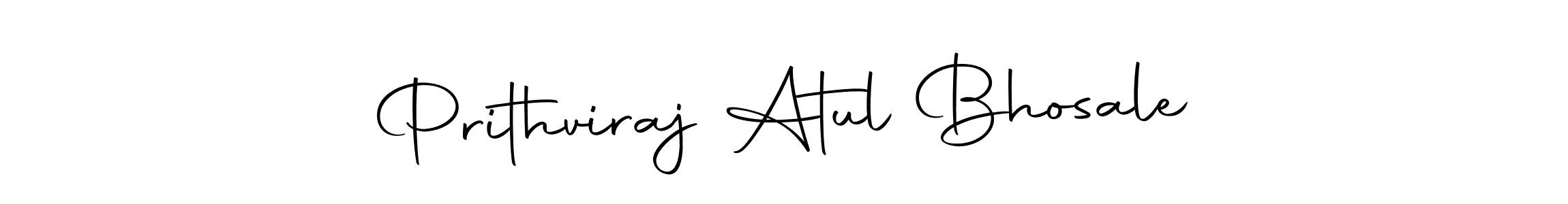 How to make Prithviraj Atul Bhosale signature? Autography-DOLnW is a professional autograph style. Create handwritten signature for Prithviraj Atul Bhosale name. Prithviraj Atul Bhosale signature style 10 images and pictures png