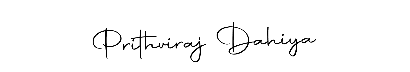 Also we have Prithviraj Dahiya name is the best signature style. Create professional handwritten signature collection using Autography-DOLnW autograph style. Prithviraj Dahiya signature style 10 images and pictures png