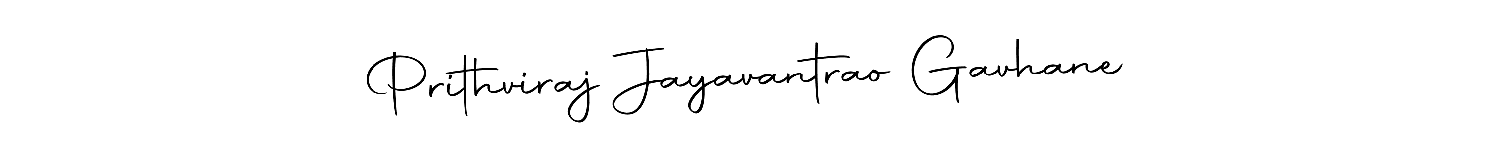 It looks lik you need a new signature style for name Prithviraj Jayavantrao Gavhane. Design unique handwritten (Autography-DOLnW) signature with our free signature maker in just a few clicks. Prithviraj Jayavantrao Gavhane signature style 10 images and pictures png