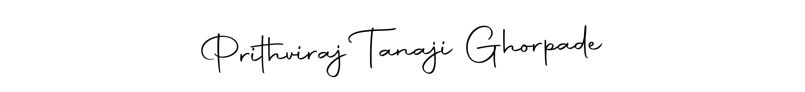 Make a beautiful signature design for name Prithviraj Tanaji Ghorpade. With this signature (Autography-DOLnW) style, you can create a handwritten signature for free. Prithviraj Tanaji Ghorpade signature style 10 images and pictures png