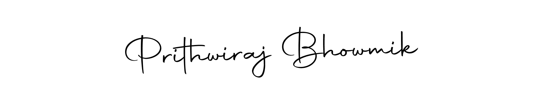 Make a beautiful signature design for name Prithwiraj Bhowmik. Use this online signature maker to create a handwritten signature for free. Prithwiraj Bhowmik signature style 10 images and pictures png