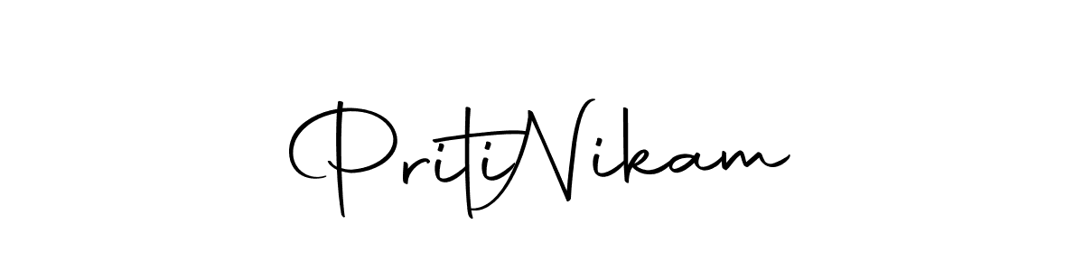 It looks lik you need a new signature style for name Priti  Nikam. Design unique handwritten (Autography-DOLnW) signature with our free signature maker in just a few clicks. Priti  Nikam signature style 10 images and pictures png