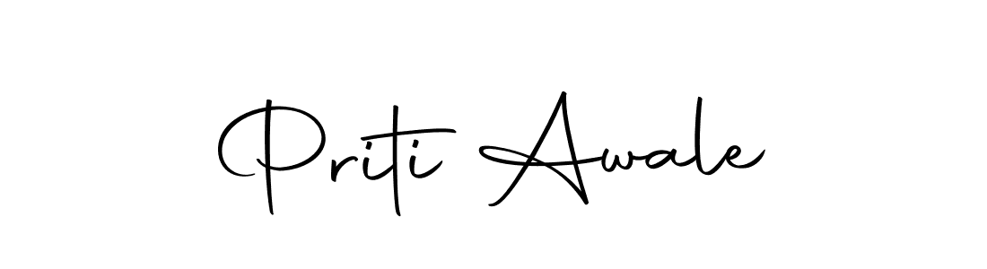 Use a signature maker to create a handwritten signature online. With this signature software, you can design (Autography-DOLnW) your own signature for name Priti Awale. Priti Awale signature style 10 images and pictures png