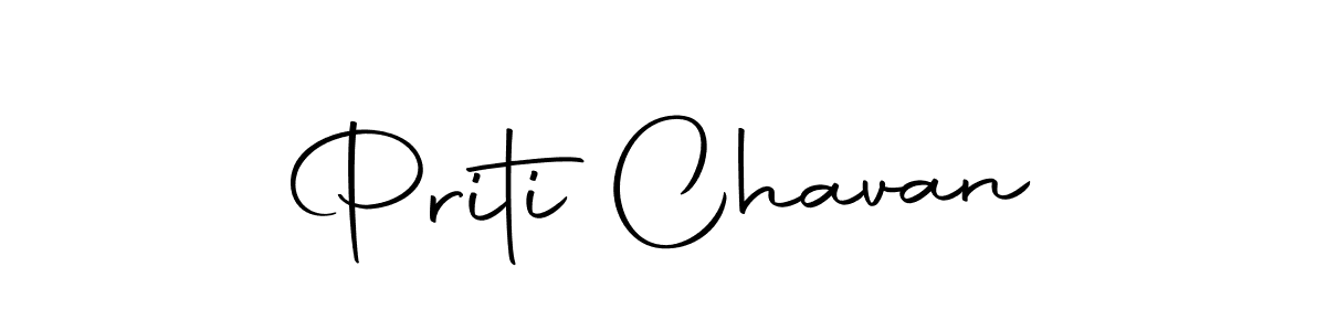 Use a signature maker to create a handwritten signature online. With this signature software, you can design (Autography-DOLnW) your own signature for name Priti Chavan. Priti Chavan signature style 10 images and pictures png