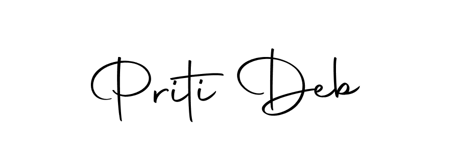 Similarly Autography-DOLnW is the best handwritten signature design. Signature creator online .You can use it as an online autograph creator for name Priti Deb. Priti Deb signature style 10 images and pictures png