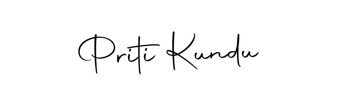 The best way (Autography-DOLnW) to make a short signature is to pick only two or three words in your name. The name Priti Kundu include a total of six letters. For converting this name. Priti Kundu signature style 10 images and pictures png