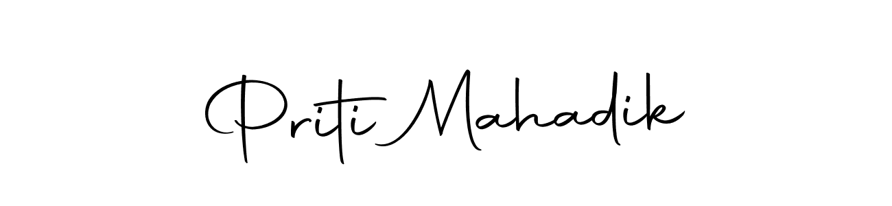 This is the best signature style for the Priti Mahadik name. Also you like these signature font (Autography-DOLnW). Mix name signature. Priti Mahadik signature style 10 images and pictures png